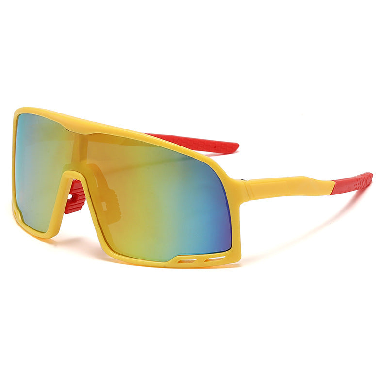 Wholesale Sports One-Piece Large Frame PC Sunglasses